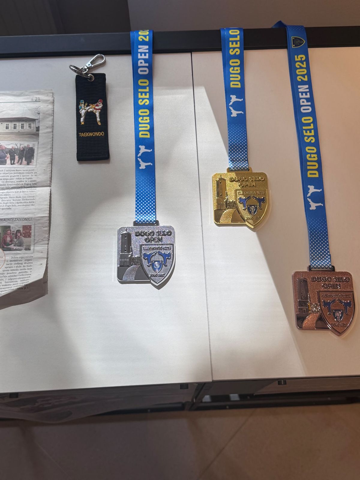 Medalje s turnira Dugo Selo Open