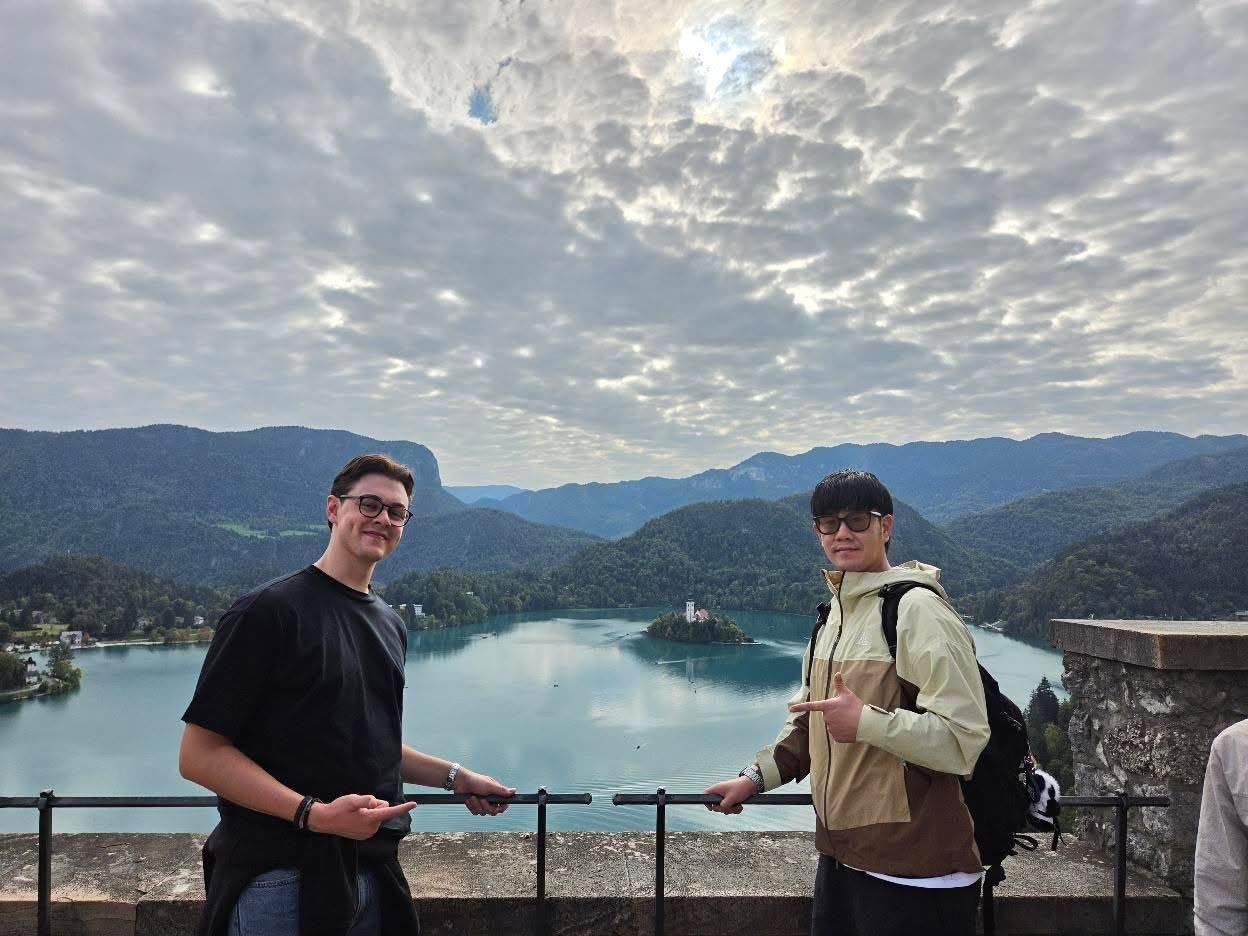 Članovi kluba iznad Bledskog jezera