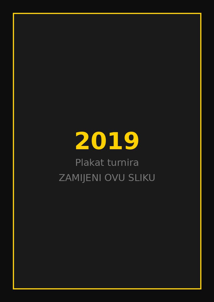 Plakat turnira Taekwondo kluba Dugo Selo 2019. godine