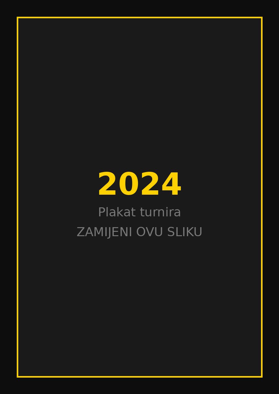 Plakat turnira Taekwondo kluba Dugo Selo 2024. godine