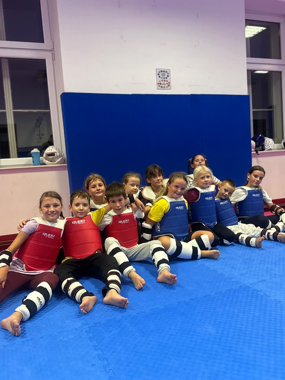 Trening mladih natjecatelja kluba (mali borci)