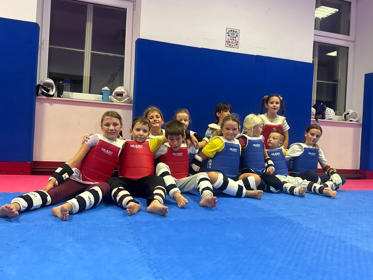 Trening mladih natjecatelja kluba (mali borci)