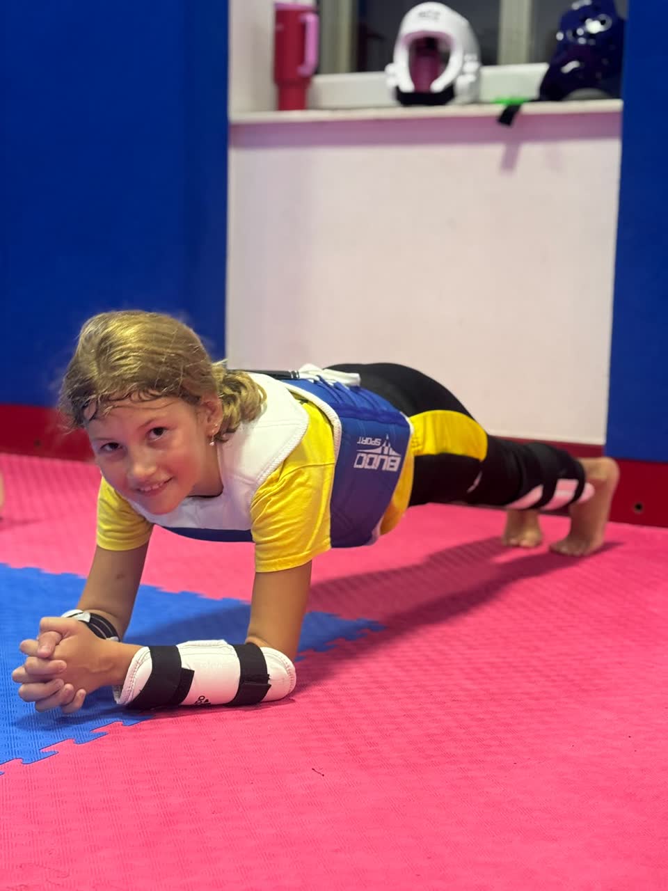 Trening mladih natjecatelja kluba (mali borci)