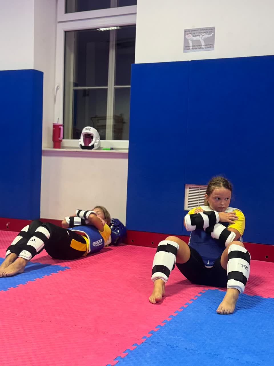 Trening mladih natjecatelja kluba (mali borci)