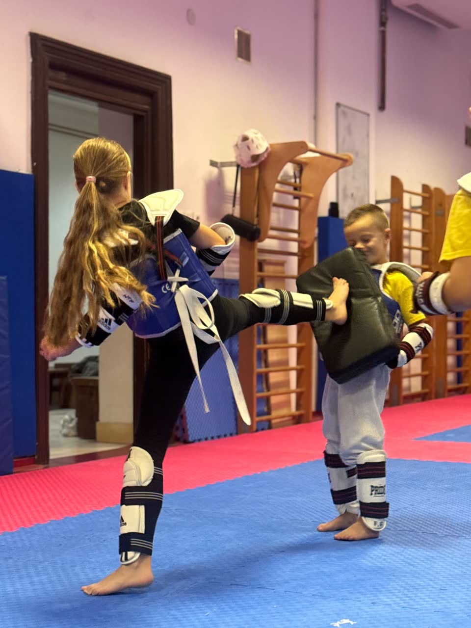 Trening mladih natjecatelja kluba (mali borci)