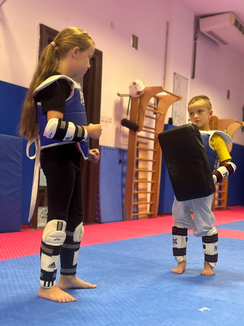 Trening mladih natjecatelja kluba (mali borci)