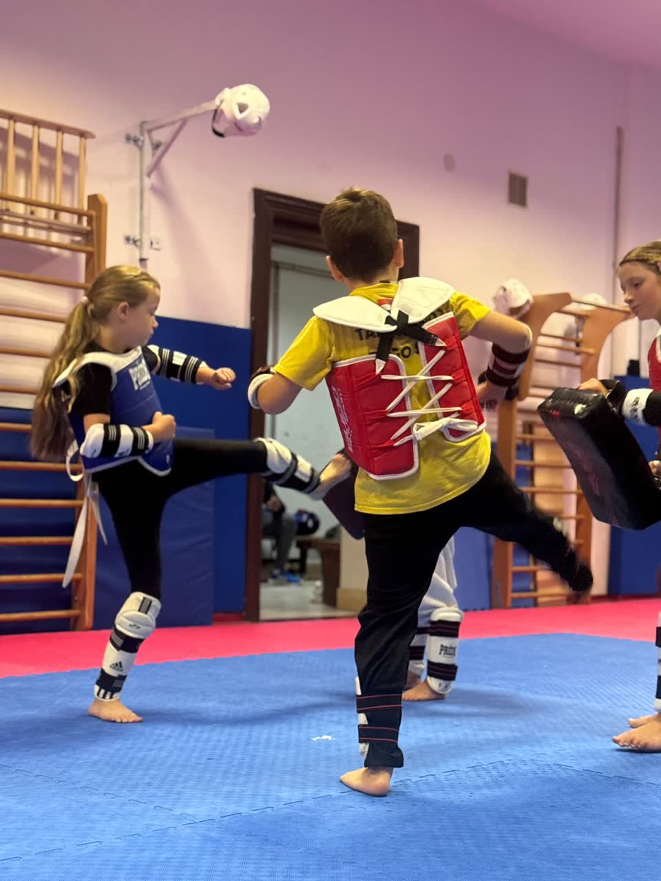 Trening mladih natjecatelja kluba (mali borci)