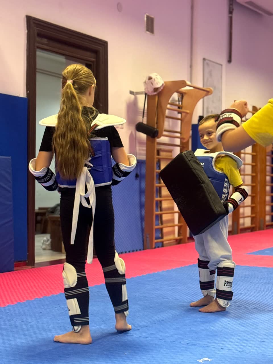 Trening mladih natjecatelja kluba (mali borci)