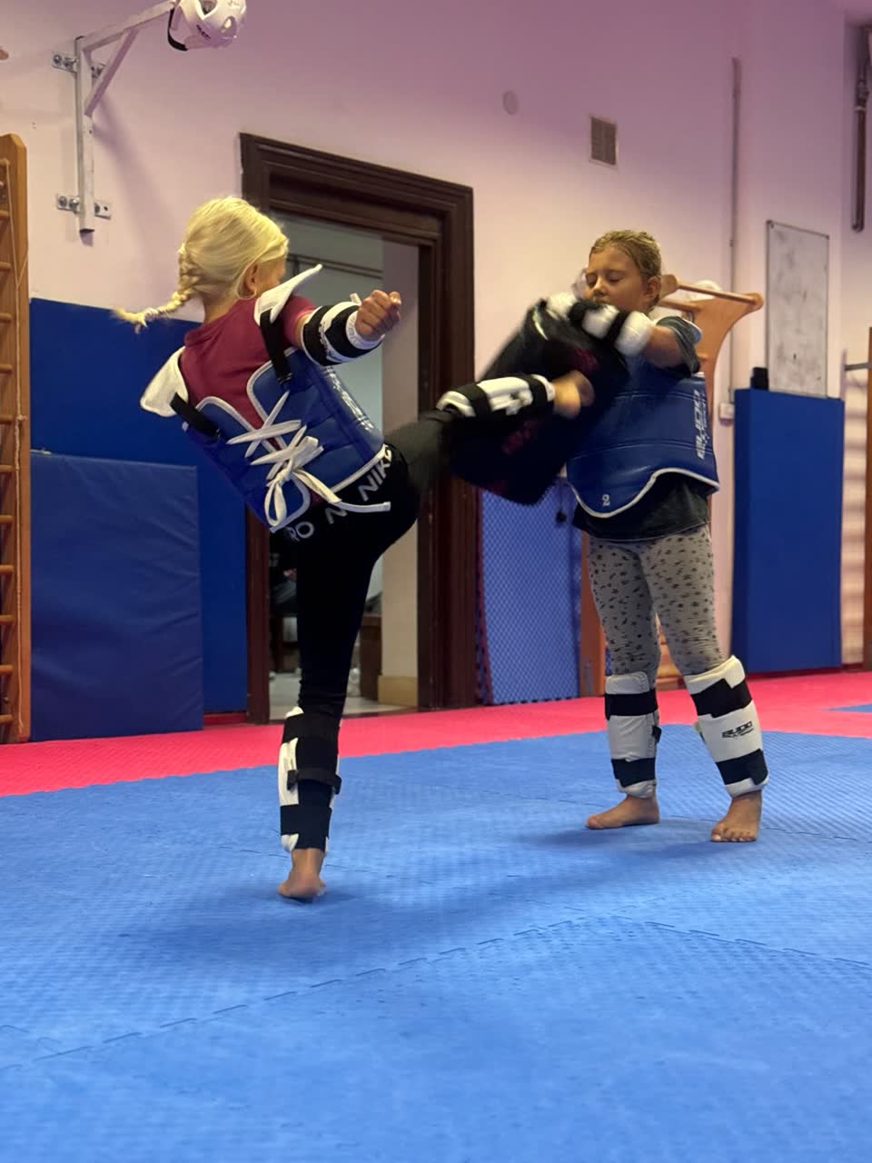 Trening mladih natjecatelja kluba (mali borci)