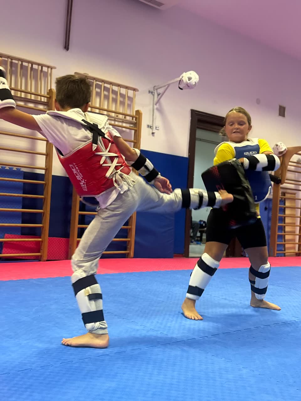 Trening mladih natjecatelja kluba (mali borci)
