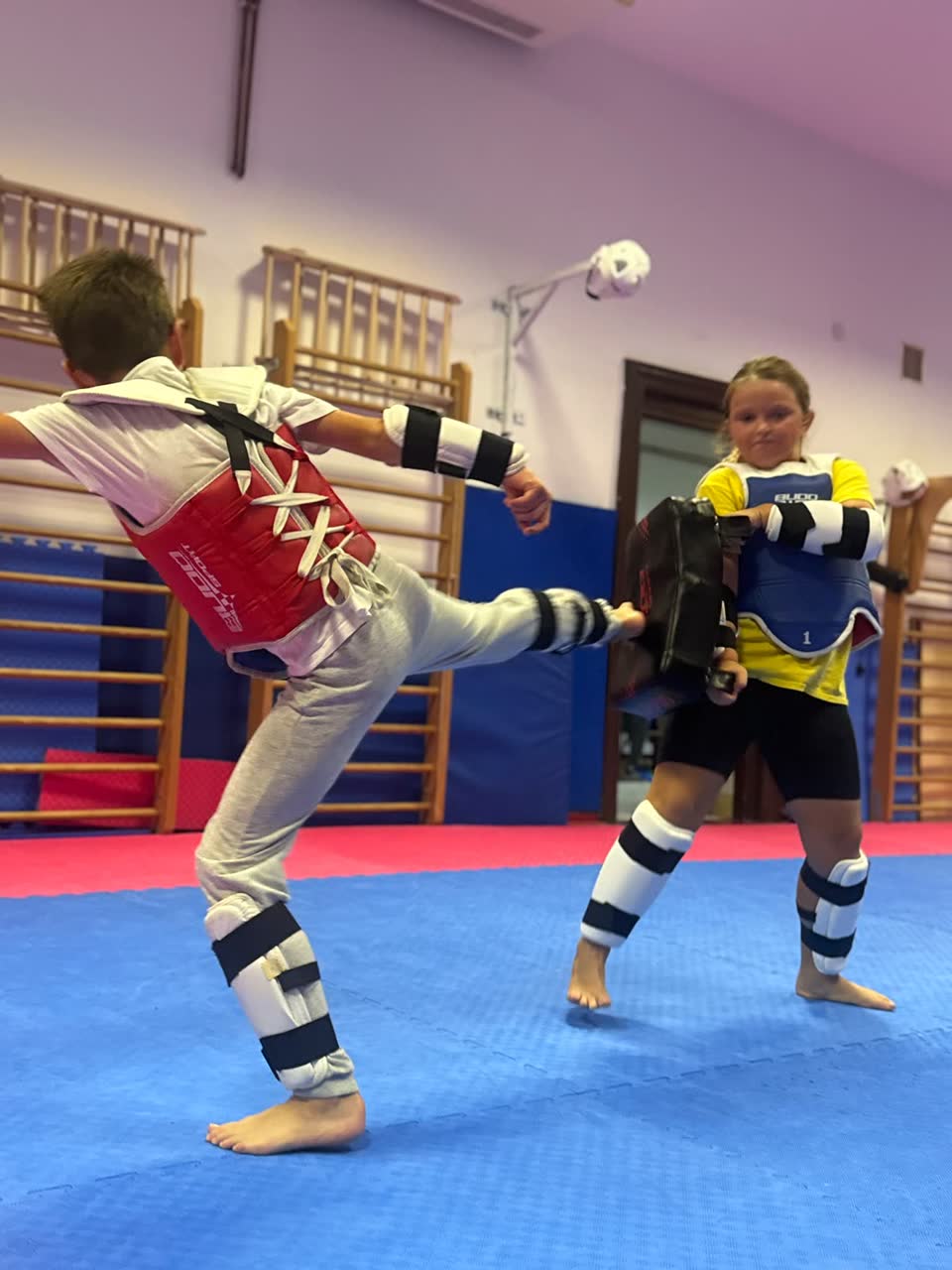 Trening mladih natjecatelja kluba (mali borci)