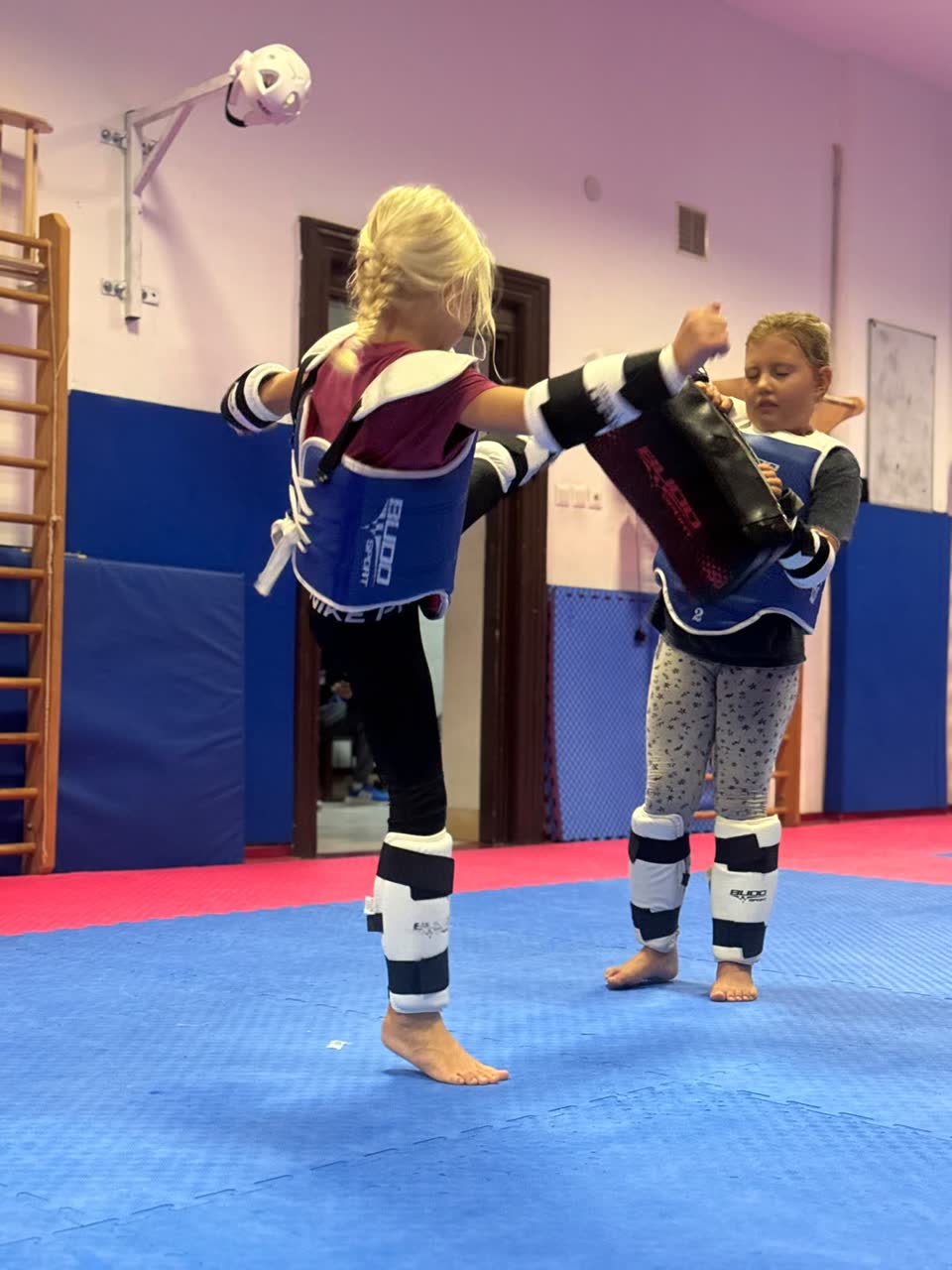 Trening mladih natjecatelja kluba (mali borci)