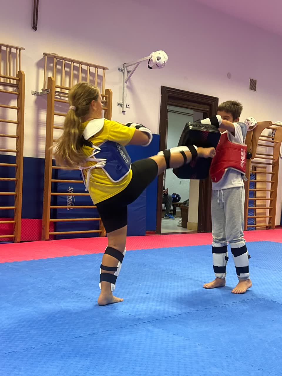 Trening mladih natjecatelja kluba (mali borci)