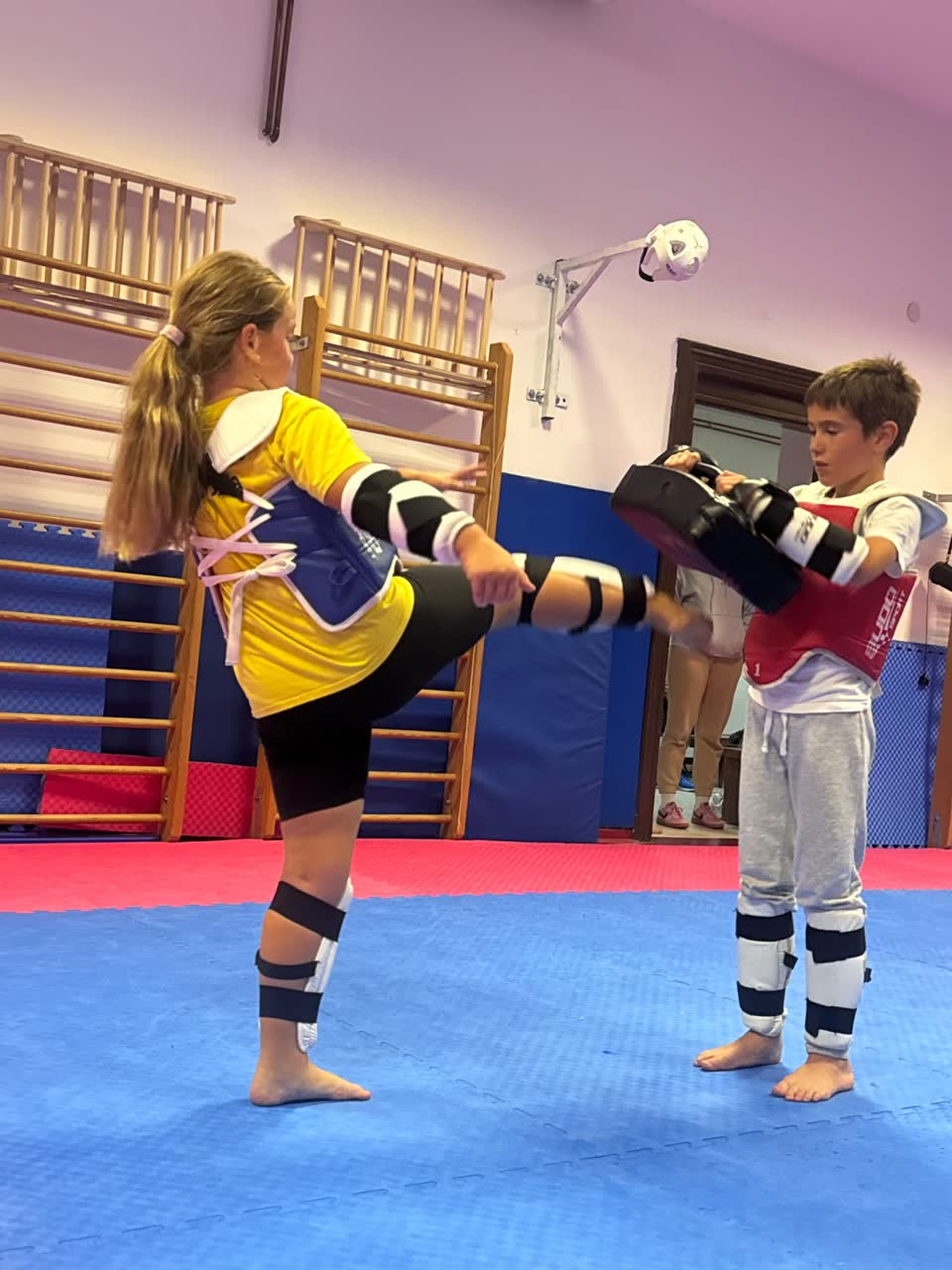 Trening mladih natjecatelja kluba (mali borci)