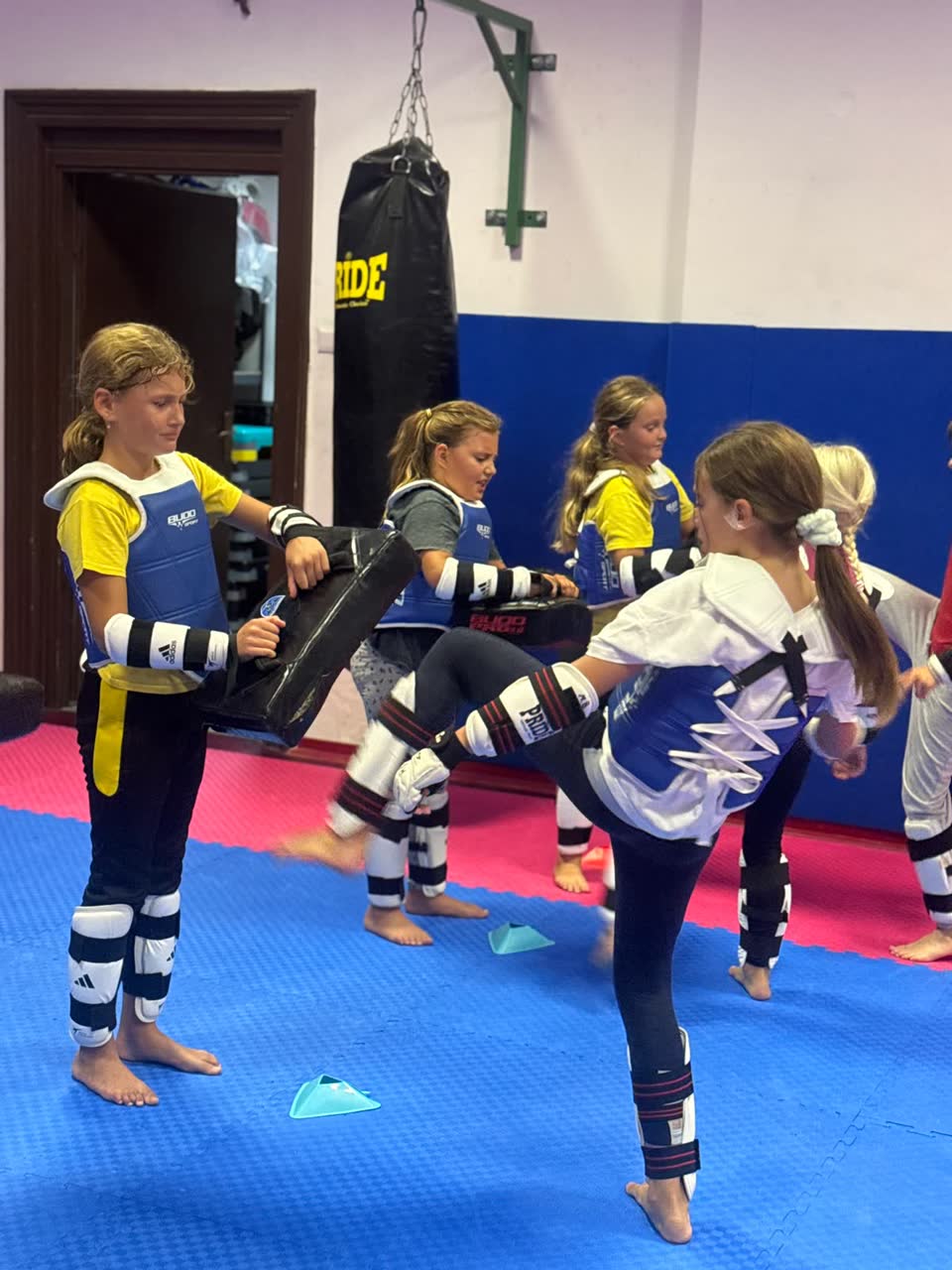 Trening mladih natjecatelja kluba (mali borci)