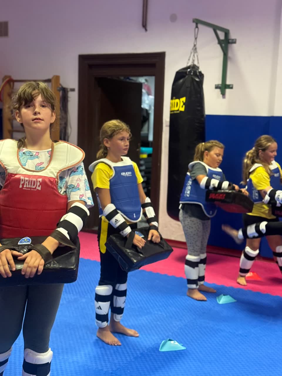 Trening mladih natjecatelja kluba (mali borci)