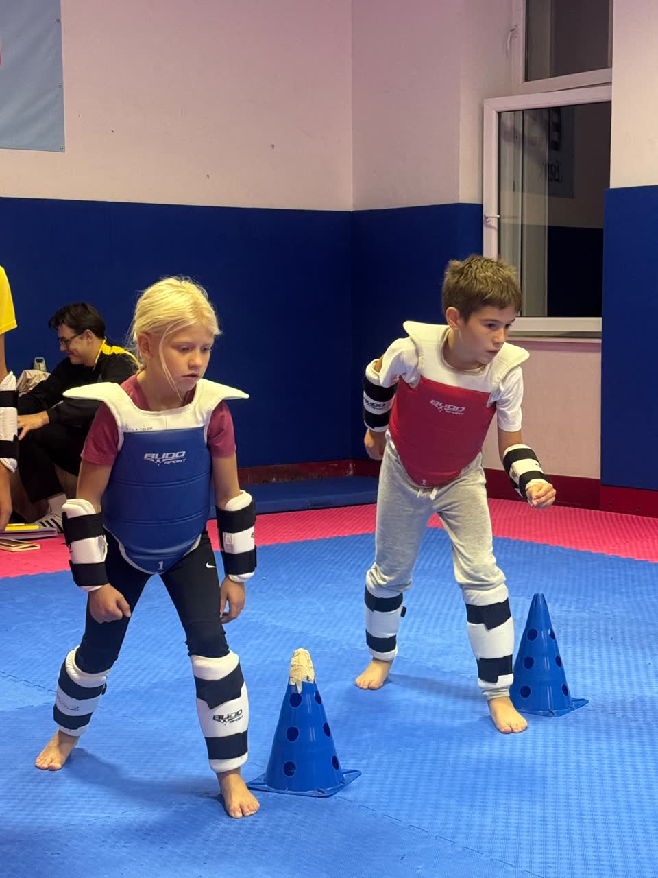 Trening mladih natjecatelja kluba (mali borci)