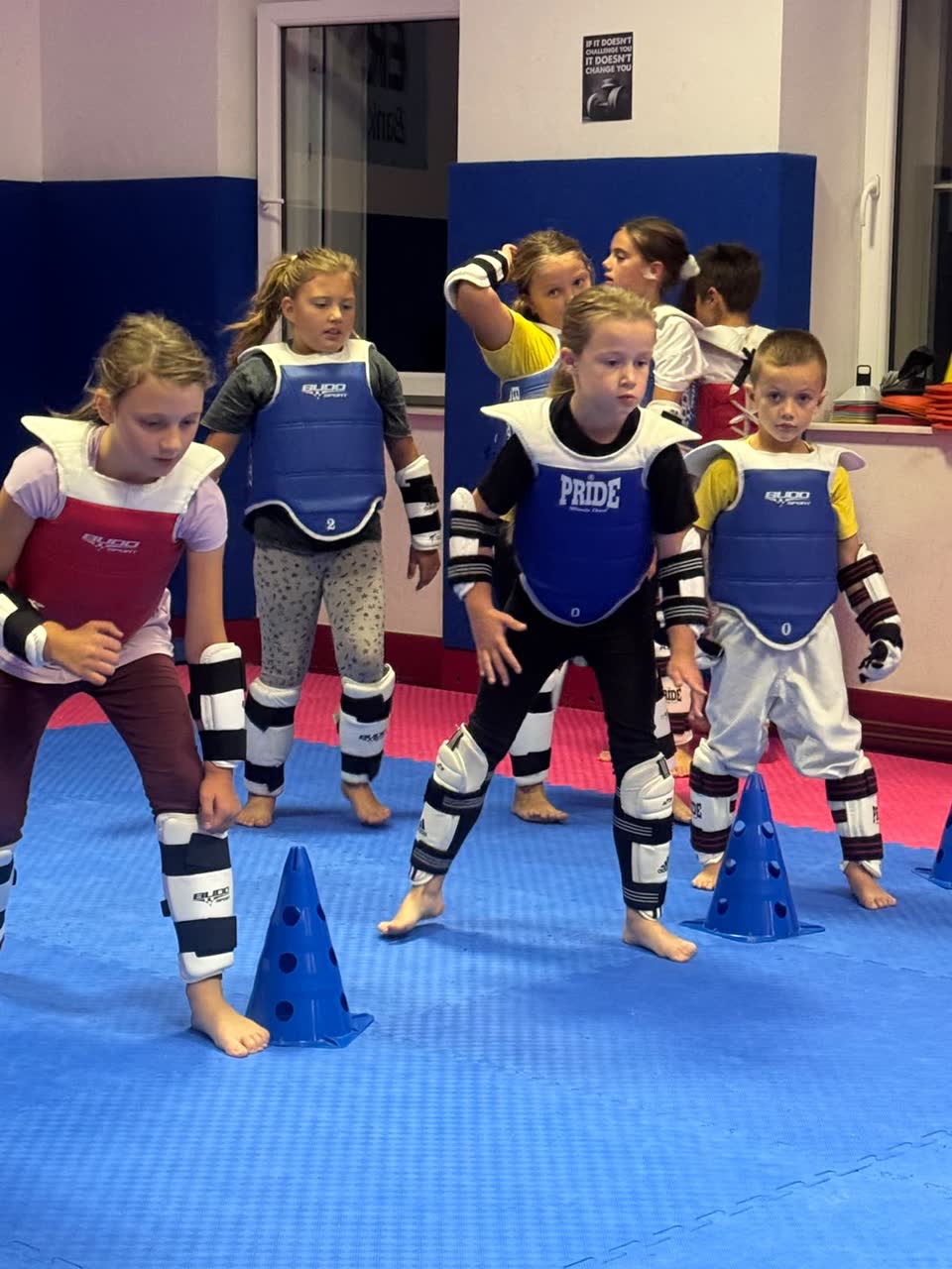 Trening mladih natjecatelja kluba (mali borci)