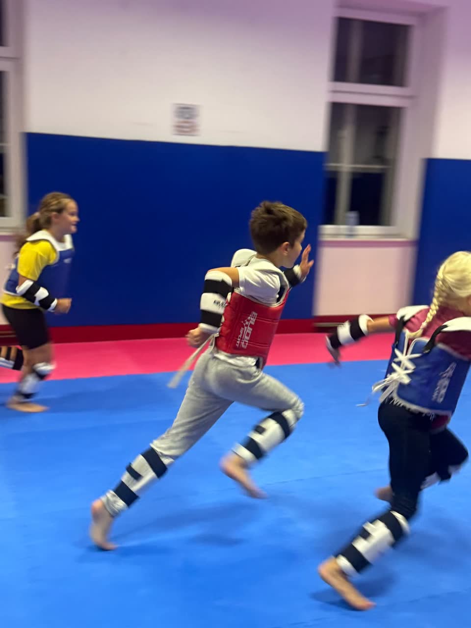 Trening mladih natjecatelja kluba (mali borci)