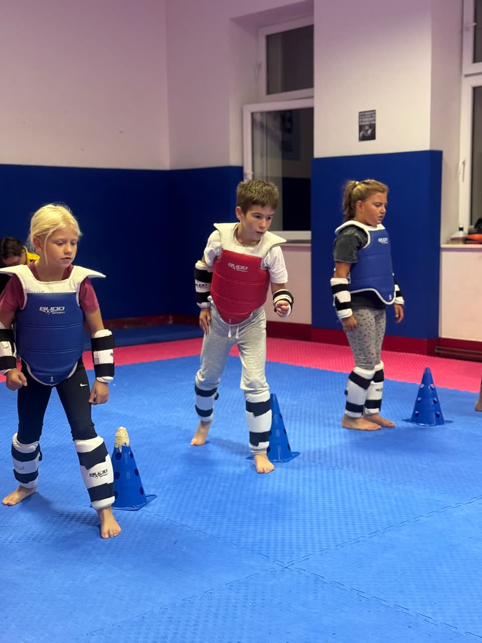 Trening mladih natjecatelja kluba (mali borci)