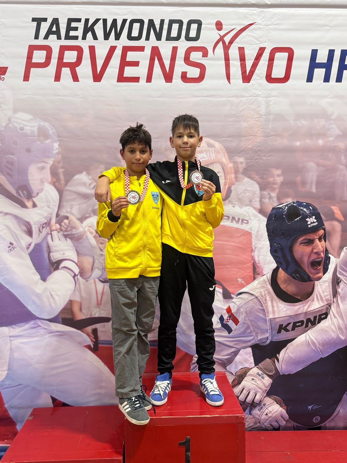 Natjecatelji kluba s medaljama na Prvenstvu Hrvatske