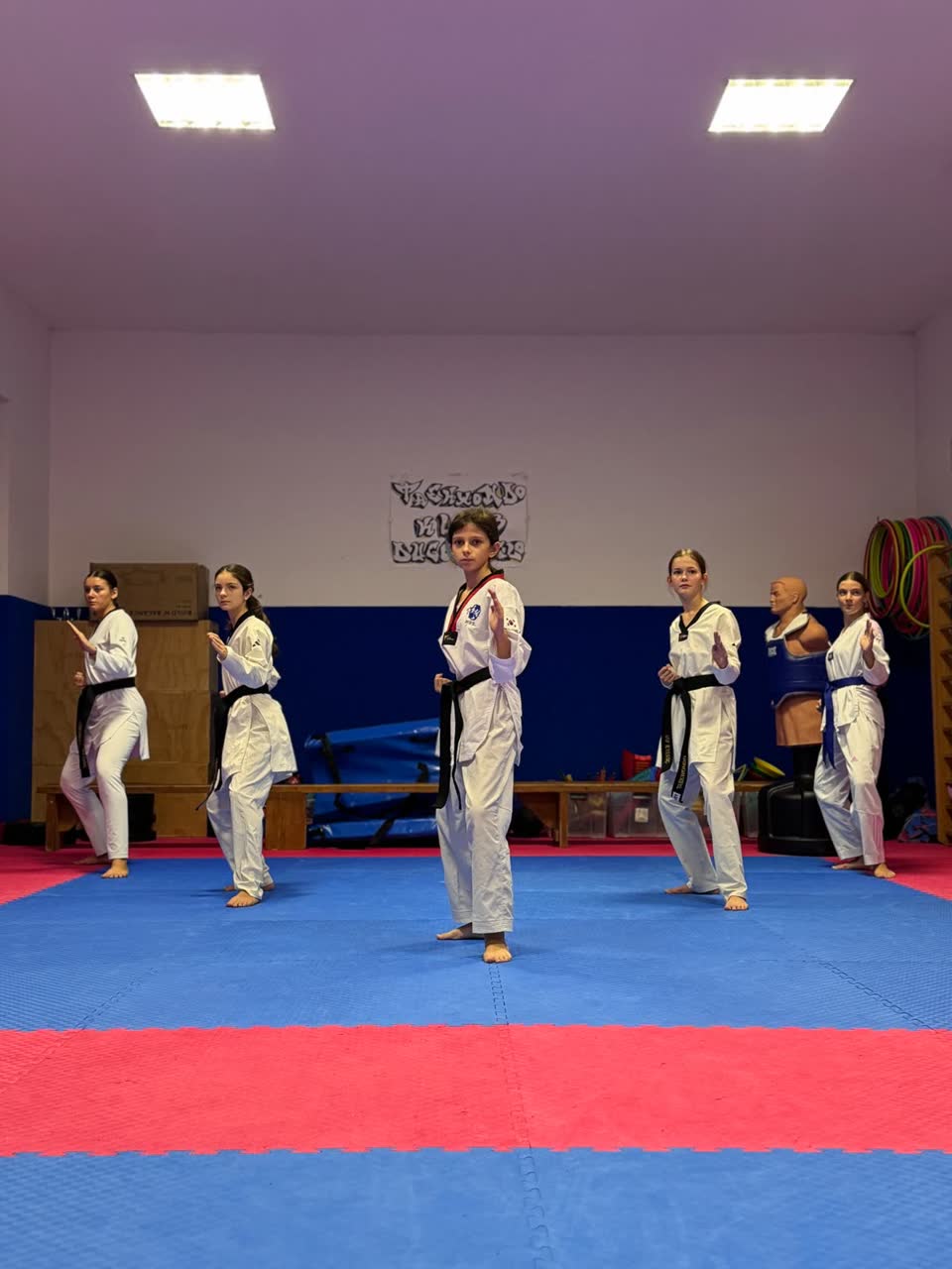Trening starijih natjecatelja kluba