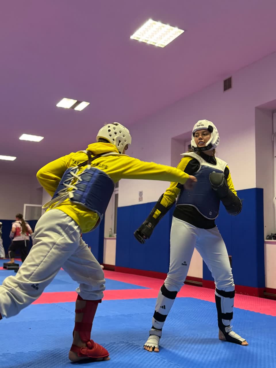 Trening starijih natjecatelja kluba