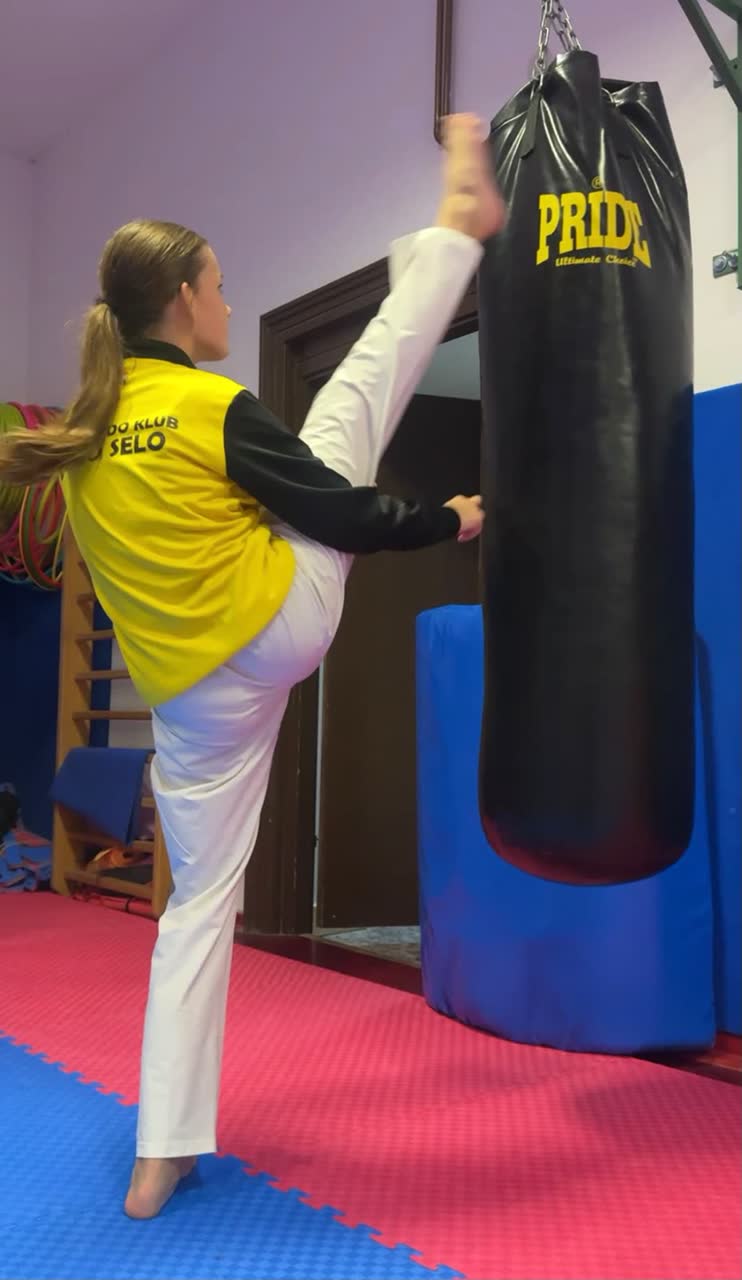 Trening starijih natjecatelja kluba