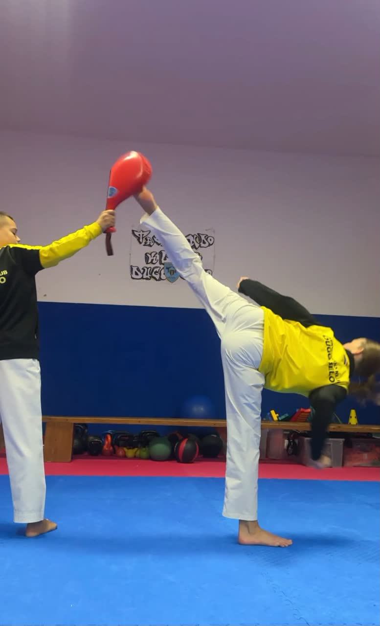 Trening starijih natjecatelja kluba