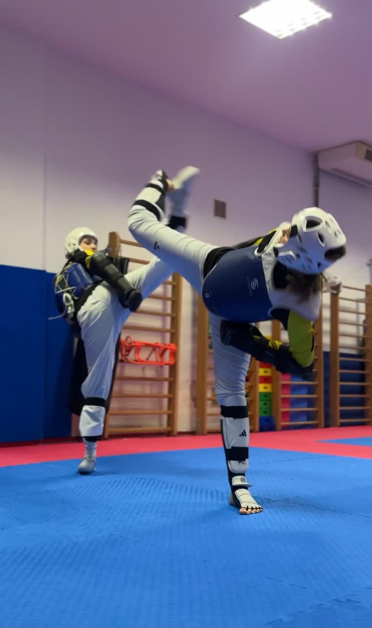 Trening starijih natjecatelja kluba
