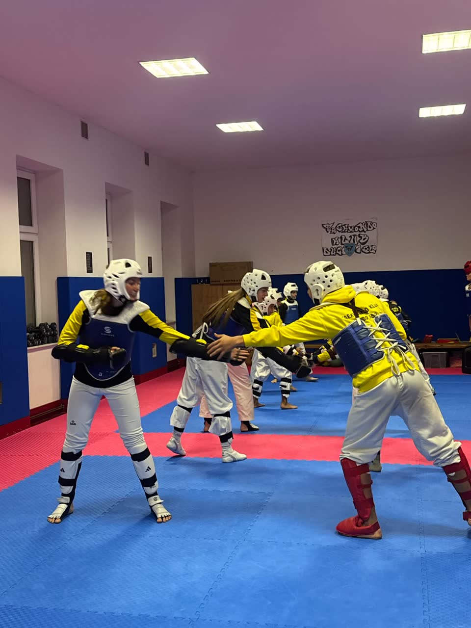 Trening starijih natjecatelja kluba