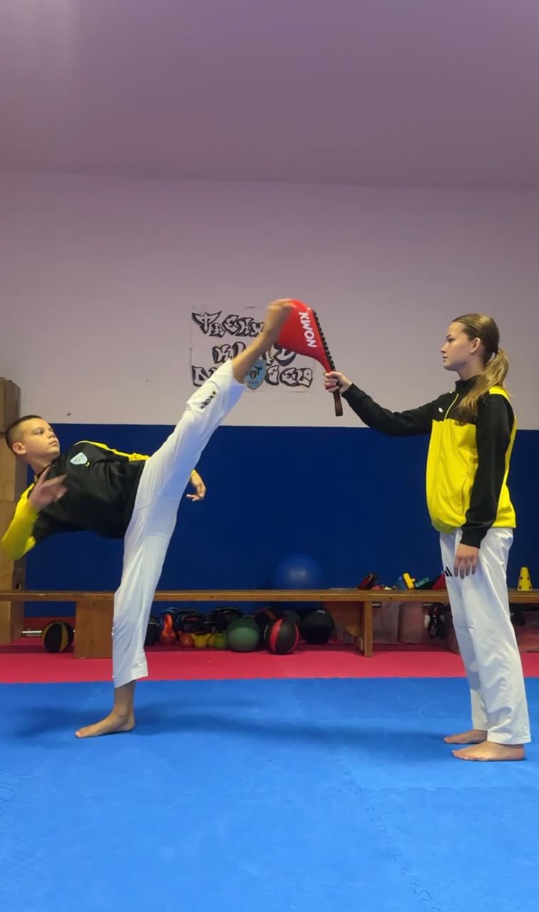 Trening starijih natjecatelja kluba