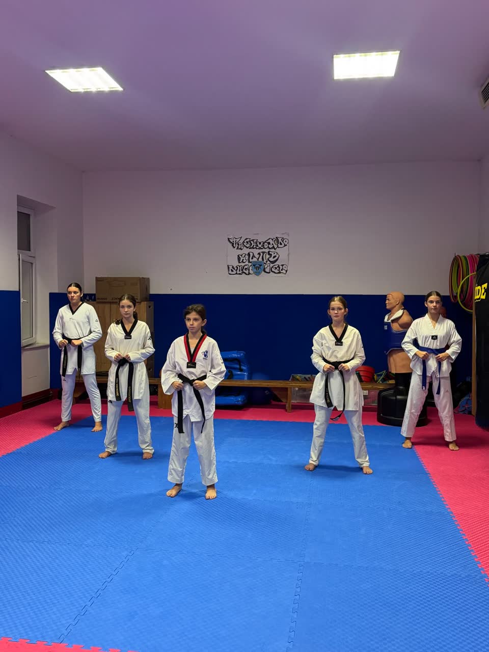 Trening starijih natjecatelja kluba