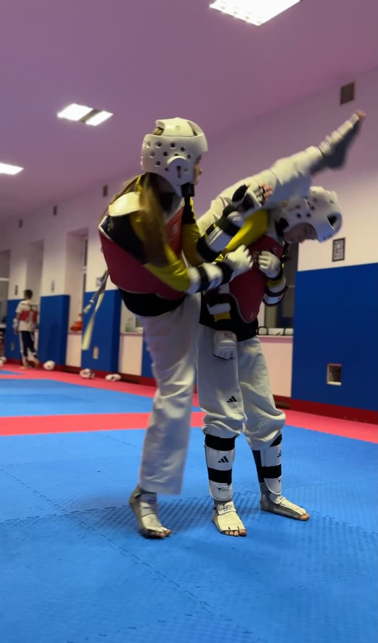 Trening starijih natjecatelja kluba