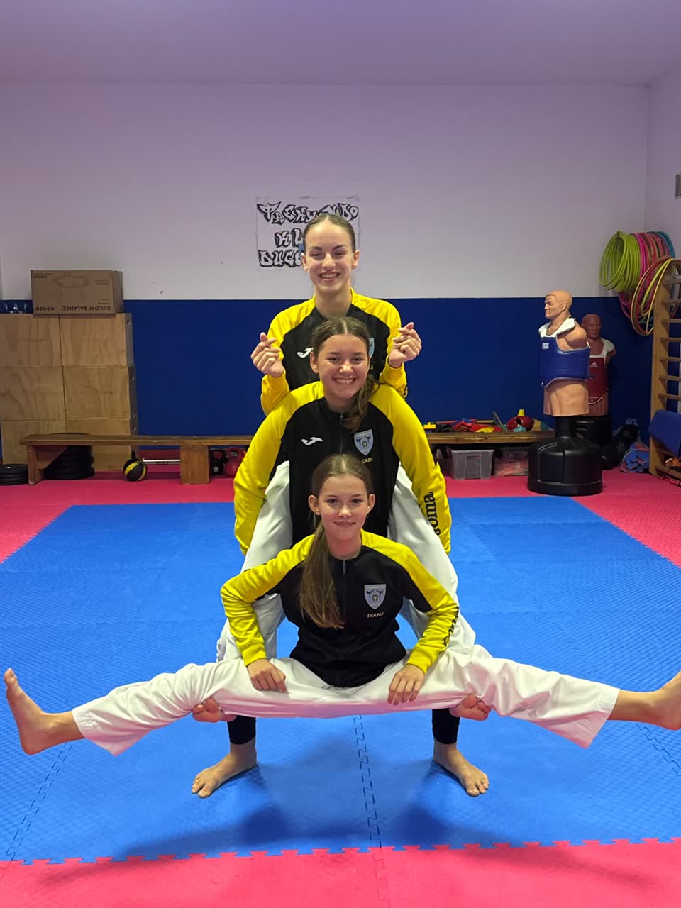 Trening starijih natjecatelja kluba