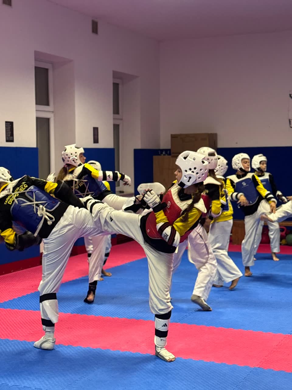 Trening starijih natjecatelja kluba